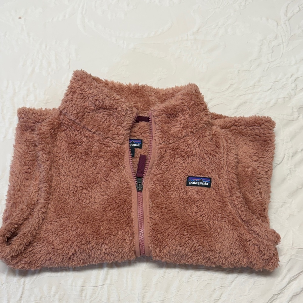 Patagonia Fleece Vest in coral